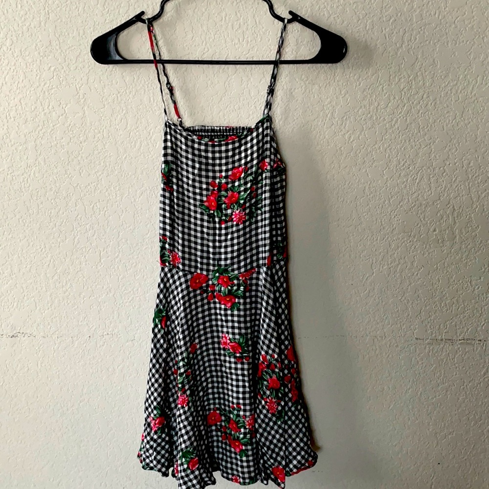 checkered dress